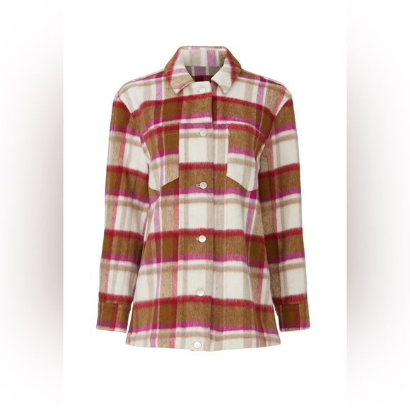 NWT- Joe’s JEANS- Firnanda Plaid Shirt Jacket - Picture 9 of 11